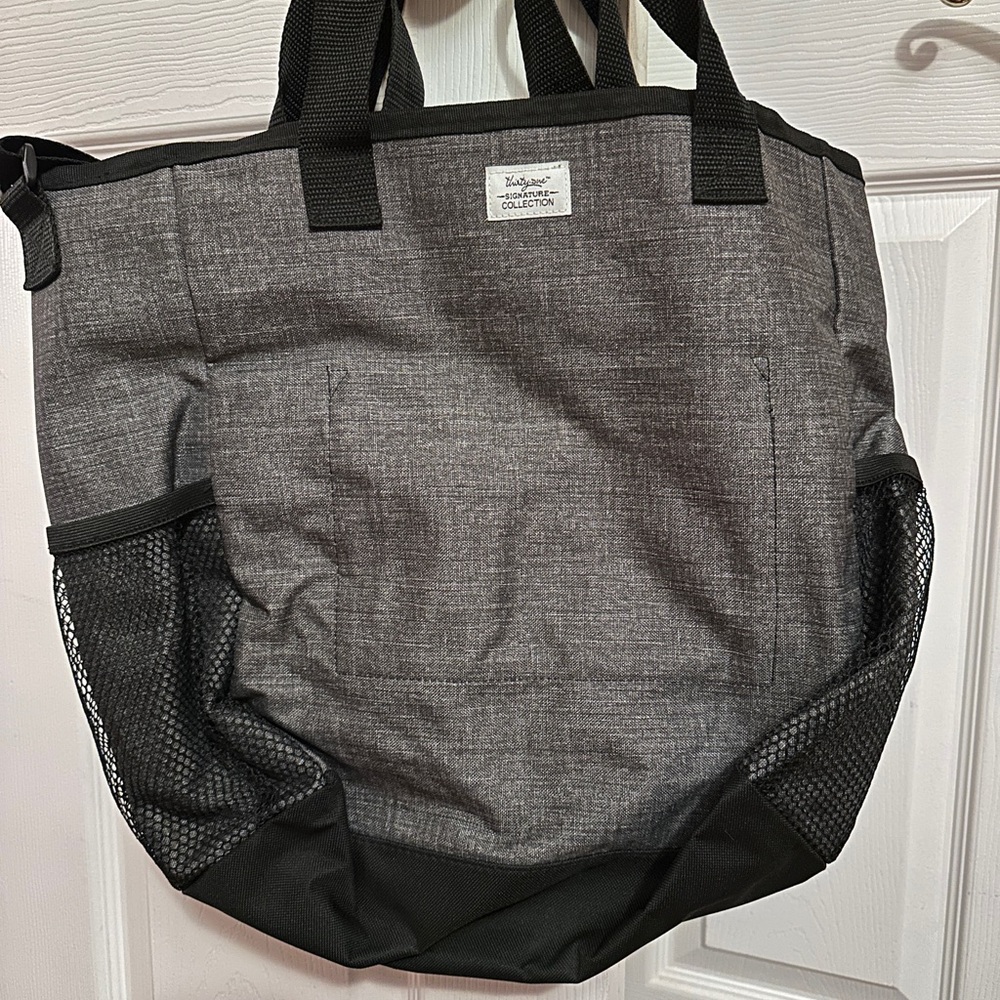 Thirty-One Charcoal and Black Duffel Bag